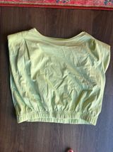 Elodie Cropped Tank With Shoulder Pads Photo 0