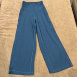 Lululemon Align Wide Leg crop pant. 21inches inseam. Color- teal. Size- 0 Photo 0