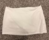 Shein White Mini Skirt with Built-in Shorts  Photo 0