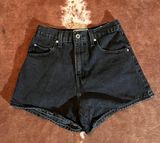 Levi's  black silver tab jean shorts  size 26 These are the modern silver tabs collection  high rise  Photo 0
