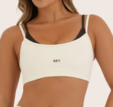 SET Active Layered Bra White Photo 0