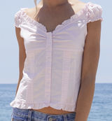 John Galt Pink Elena Top Photo 0