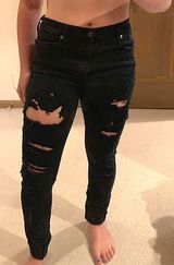 AGOLDE Black Ripped Jeans Photo 0