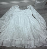 White Long Sleeve Dress Altar'd State Photo 0