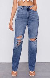SheIn straight leg distressed jeans Photo 0