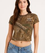 Realtree Y2K Camo Baby Tee Photo 0