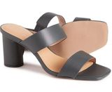 New Black Leather Camira Sandals women’s size 8.5 Photo 0