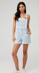Show Me Your Mumu Trenton Shortalls Overalls Faded Indigo Womens Size Small Photo 0