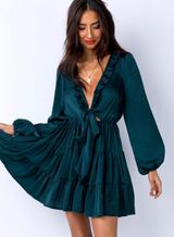 Princess Polly teal mini dress Photo 0