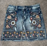 Altar'd State Jean Skirt Photo 0