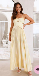 Hello Molly Dress Maxi Yellow Photo 0