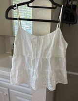 White Lace Tank Top Photo 0