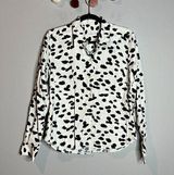 Vintage Liz Claiborne LizSport Dalmatian corduroy button down Photo 0