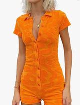 Amazon Orange Romper Photo 0