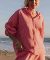 Daily Drills Pink Hoodie Jacket Photo 0