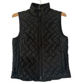 Royal Robbins Women's Black Quilted Vest Full Zip sz Small preppy hiking warm Photo 0