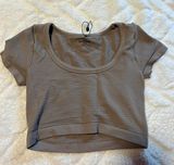 Garage Brown Crop Top Photo 0