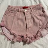 Pink denim shorts  Photo 0