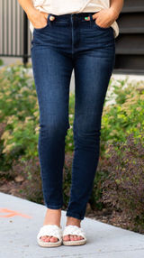 Judy‎ Blue Aspen Skinny Fit High Rise Dark Wash Jeans JB82132DK Size 5/27 Photo 0