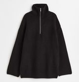 H&M Rib-Knit Half Zip Sweater Photo 0