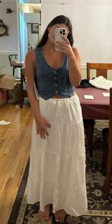 Blue Maxi Skirt Photo 0