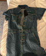 Princess Polly Denim Romper Lioness Photo 0