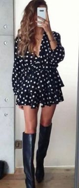 ZARA Polka Dot Dress Photo 0