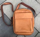Vintage Real Leather Bag Tan Photo 0
