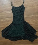 City Triangles Dark Green Dress Photo 0