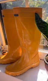 Lands'End Yellow Rain Boots Photo 0