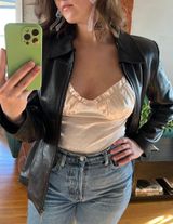 Kasper Vintage Genuine Leather Jacket Photo 0