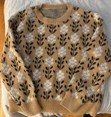 Floral Sweater Multi Size M Photo 0