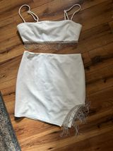 Two Piece Sparkle Skirt And Top Set Photo 0