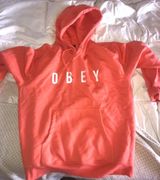 Obey Large Orange Hoodie Photo 0