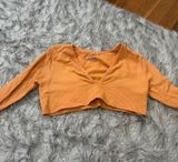 Garage Orange Cropped Long Sleeve Photo 0