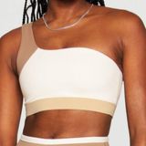 Fabletics Color-Blocked Asymmetrical Low Impact Bra Photo 0