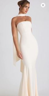 Imogene Strapless Gown In Ivory Photo 0