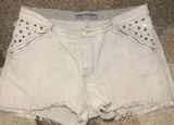 Rock & Republic Size 14 Studded Denim Jean Cutoff Shorts Photo 0