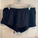 Navy Silk PJ Shorts Photo 0