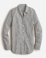 Vintage J. Crew Green Label 100% Cotton, Stripped blouse down shirt Photo 0
