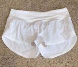 Lululemon White Speed Shorts Photo 0
