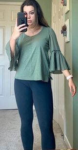 Bordeaux Green Blouse Photo 0