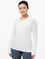 Lululemon White Swiftly Tech Long Sleeve Photo 0