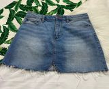 Urban Outfitters UO BDG Raw Hem Denim Mini Skirt 327 Photo 0