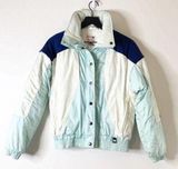 Spyder Vintage Blue Colorblock Ski jacket 8 medium Photo 0