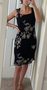 Jones New York 90s Vintage Floral Print Midi Dress Photo 0