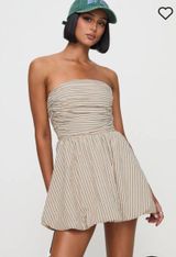Quinette Strapless Bubble Dress Photo 0
