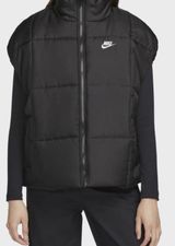 Sportswear Black Puffer Vest Therma-Fit Oversized FB7679-010 Women's M Photo 0