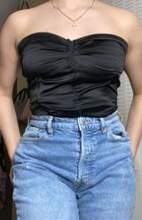 Black Corset Top Size M Photo 0