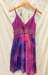 Vintage Victoria's Secret Shiny Satin Lace Trim Teal Slip Dress Large Balletcore Photo 0